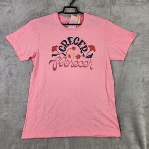 Unisex Pink JZD Gender Inclusive Shirt Short Sleeve Pink Latino Heritage Month M